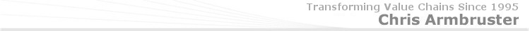 Supply Chain Director, Engineer & More - Chris Armbruster's Offical Website